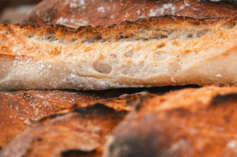 cutting bread & cheese